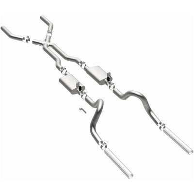 Street Series Crossmember-Back Performance Exhaust System <br>64-66 Ford Mustang 2.8L, 3.3L, 4.3L, 4.7L