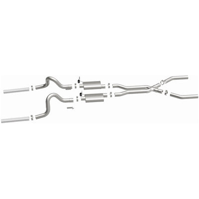 Street Series Crossmember-Back Performance Exhaust System <br>64-66 Ford Mustang 2.8L, 3.3L, 4.3L, 4.7L