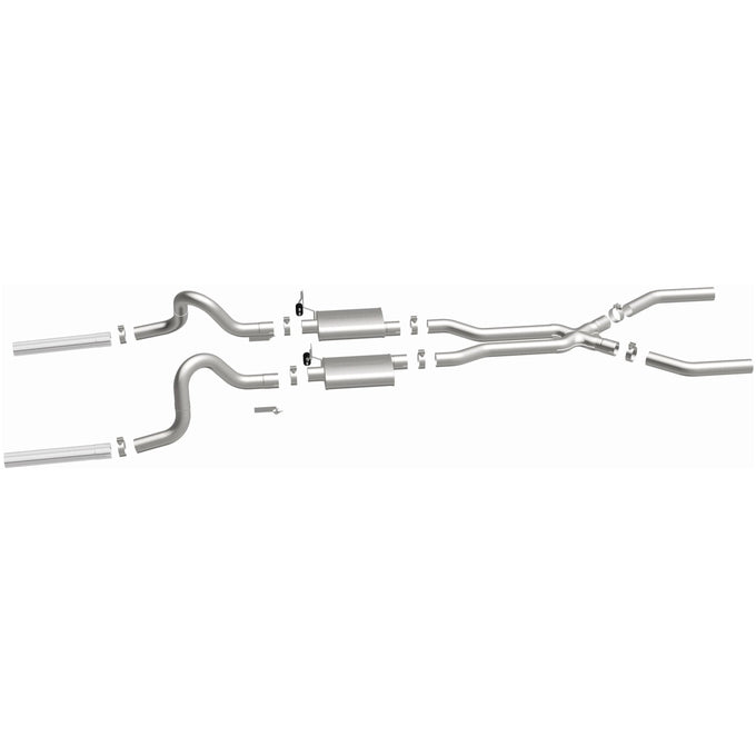 Street Series Crossmember-Back Performance Exhaust System <br>64-66 Ford Mustang 2.8L, 3.3L, 4.3L, 4.7L