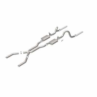 Street Series Crossmember-Back Performance Exhaust System <br>64-66 Ford Mustang 2.8L, 3.3L, 4.3L, 4.7L