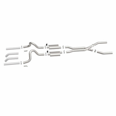 Series Crossmember-Back Performance Exhaust System <br>67-70 Ford Mustang 3.3L, 4.1L, 4.7L, 5.0L, 5.8L, 6.4L, 7.0L
