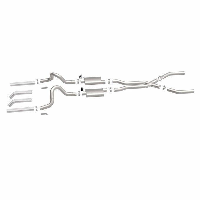 Series Crossmember-Back Performance Exhaust System <br>67-70 Ford Mustang 3.3L, 4.1L, 4.7L, 5.0L, 5.8L, 6.4L, 7.0L