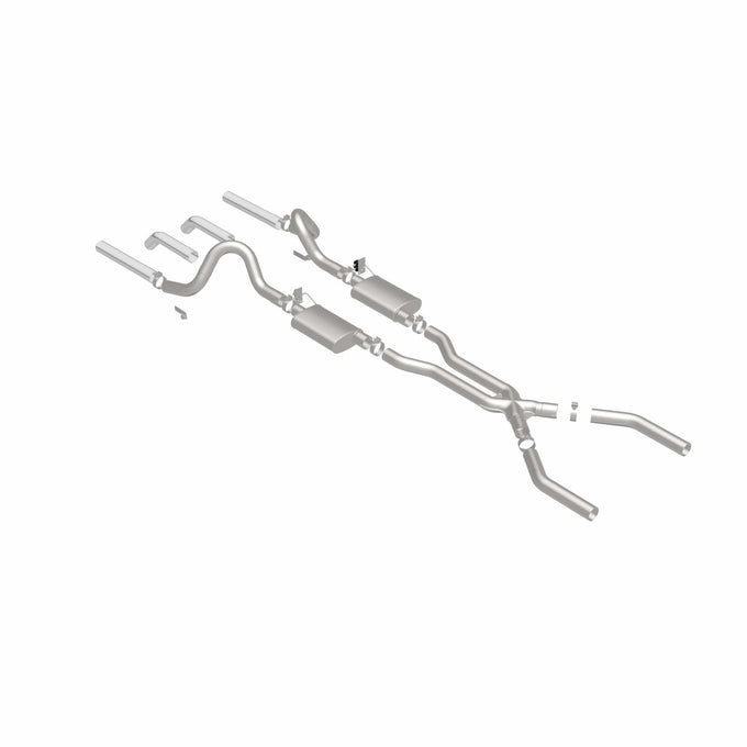 Series Crossmember-Back Performance Exhaust System <br>67-70 Ford Mustang 3.3L, 4.1L, 4.7L, 5.0L, 5.8L, 6.4L, 7.0L