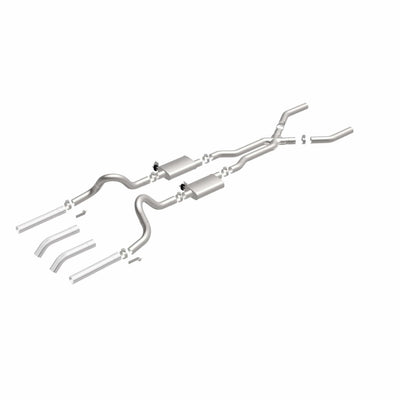 Series Crossmember-Back Performance Exhaust System <br>67-70 Ford Mustang 3.3L, 4.1L, 4.7L, 5.0L, 5.8L, 6.4L, 7.0L