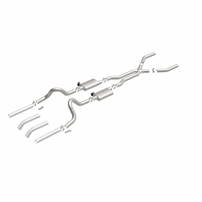 Series Crossmember-Back Performance Exhaust System <br>67-70 Ford Mustang 3.3L, 4.1L, 4.7L, 5.0L, 5.8L, 6.4L, 7.0L