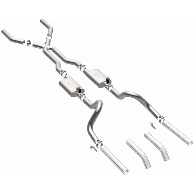 Series Crossmember-Back Performance Exhaust System <br>67-70 Ford Mustang 3.3L, 4.1L, 4.7L, 5.0L, 5.8L, 6.4L, 7.0L