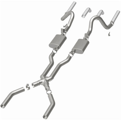 Series Crossmember-Back Performance Exhaust System <br>67-70 Ford Mustang 3.3L, 4.1L, 4.7L, 5.0L, 5.8L, 6.4L, 7.0L