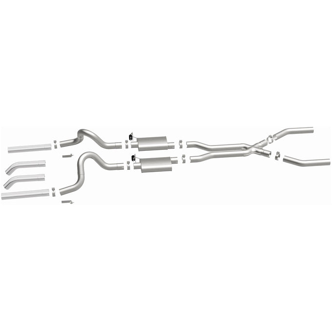 Series Crossmember-Back Performance Exhaust System <br>67-70 Ford Mustang 3.3L, 4.1L, 4.7L, 5.0L, 5.8L, 6.4L, 7.0L