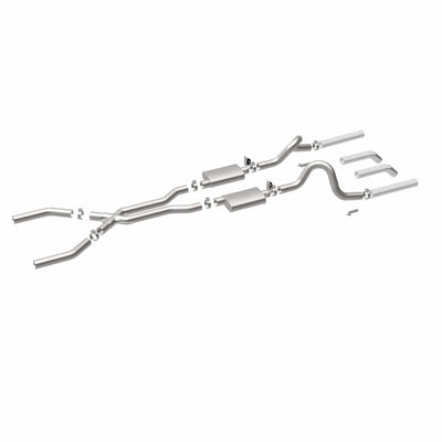 Series Crossmember-Back Performance Exhaust System <br>67-70 Ford Mustang 3.3L, 4.1L, 4.7L, 5.0L, 5.8L, 6.4L, 7.0L