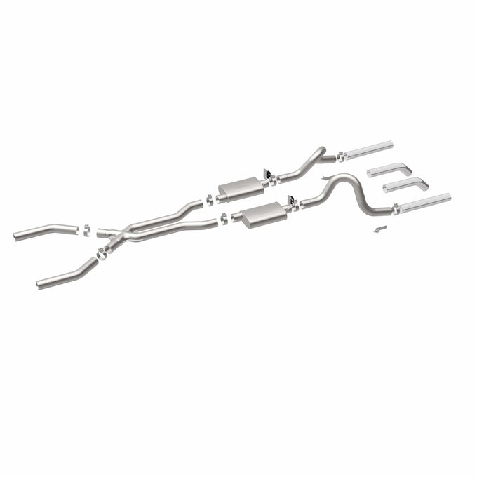 Series Crossmember-Back Performance Exhaust System <br>67-70 Ford Mustang 3.3L, 4.1L, 4.7L, 5.0L, 5.8L, 6.4L, 7.0L