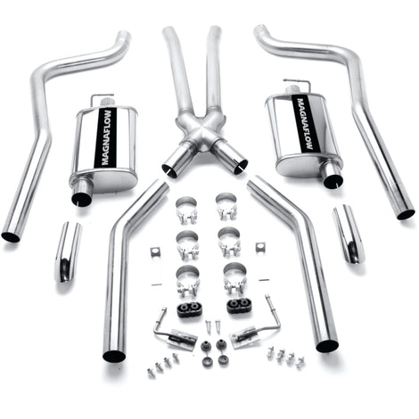 Street Series Crossmember-Back Performance Exhaust System <br>70-72 Dodge Challenger, Plymouth Barracuda