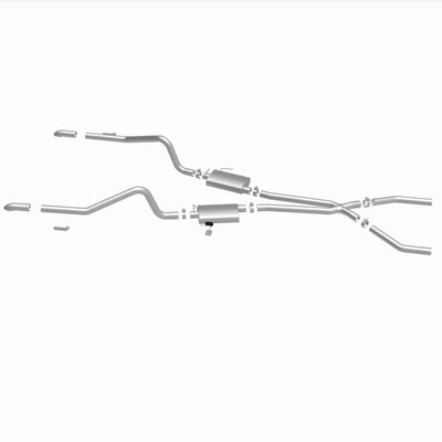 Street Series Crossmember-Back Performance Exhaust System <br>70-72 Dodge Challenger, Plymouth Barracuda