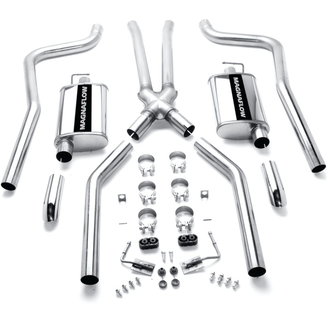 Street Series Crossmember-Back Performance Exhaust System <br>70-72 Dodge Challenger, Plymouth Barracuda