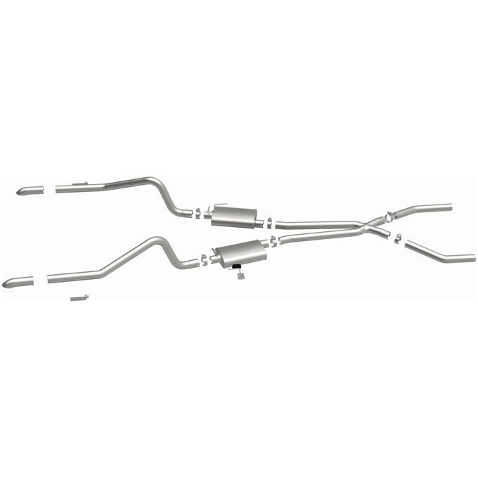Street Series Crossmember-Back Performance Exhaust System <br>70-72 Dodge Challenger, Plymouth Barracuda