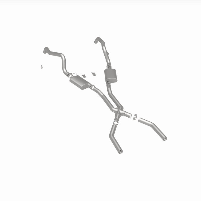 Street Series Crossmember-Back Performance Exhaust System <br>70-72 Dodge Challenger, Plymouth Barracuda
