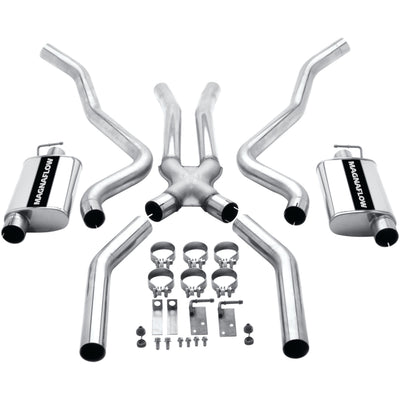 Street Series Crossmember-Back Performance Exhaust System <br>70-72 Dodge Challenger, Plymouth Barracuda