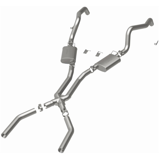 Street Series Crossmember-Back Performance Exhaust System <br>70-72 Dodge Challenger, Plymouth Barracuda