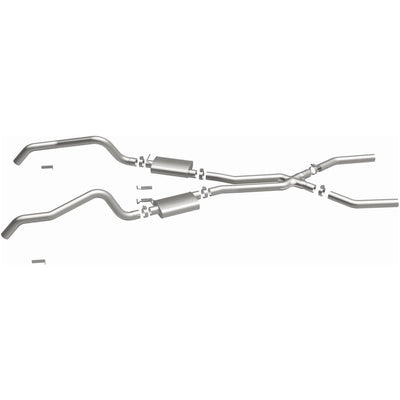 Street Series Crossmember-Back Performance Exhaust System <br>70-72 Dodge Challenger, Plymouth Barracuda