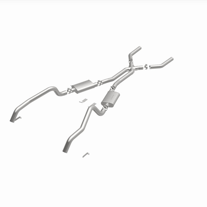 Street Series Crossmember-Back Performance Exhaust System <br>70-72 Dodge Challenger, Plymouth Barracuda