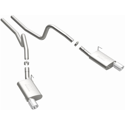 Street Series Cat-Back Performance Exhaust System <br>05-09 Ford Mustang 4.6L, 5.4L