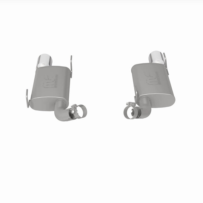 Street Series Axle-Back Performance Exhaust System <br>05-09 Ford Mustang 4.6L, 5.4L
