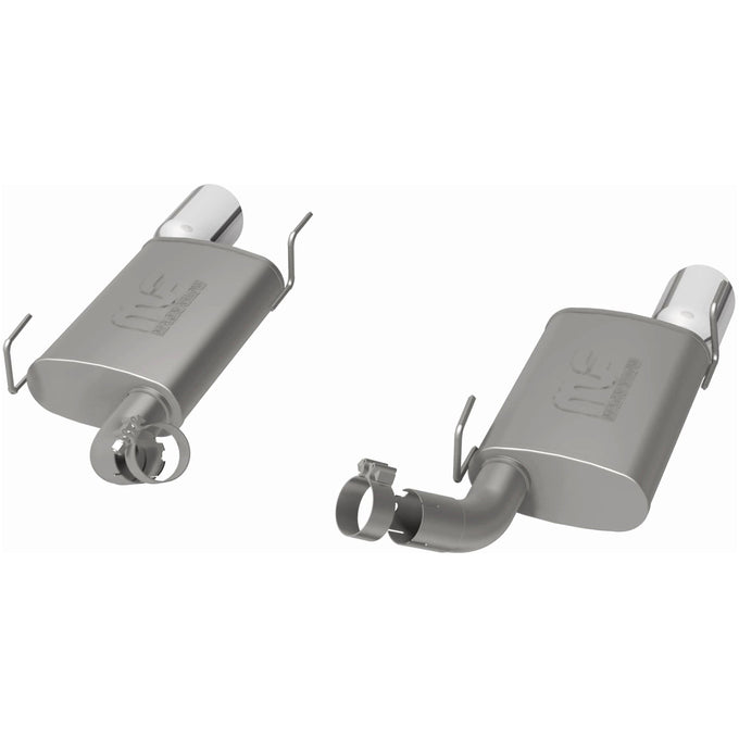 Street Series Axle-Back Performance Exhaust System <br>05-09 Ford Mustang 4.6L, 5.4L