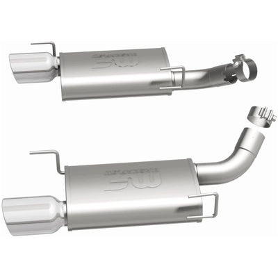 Street Series Axle-Back Performance Exhaust System <br>05-09 Ford Mustang 4.6L, 5.4L