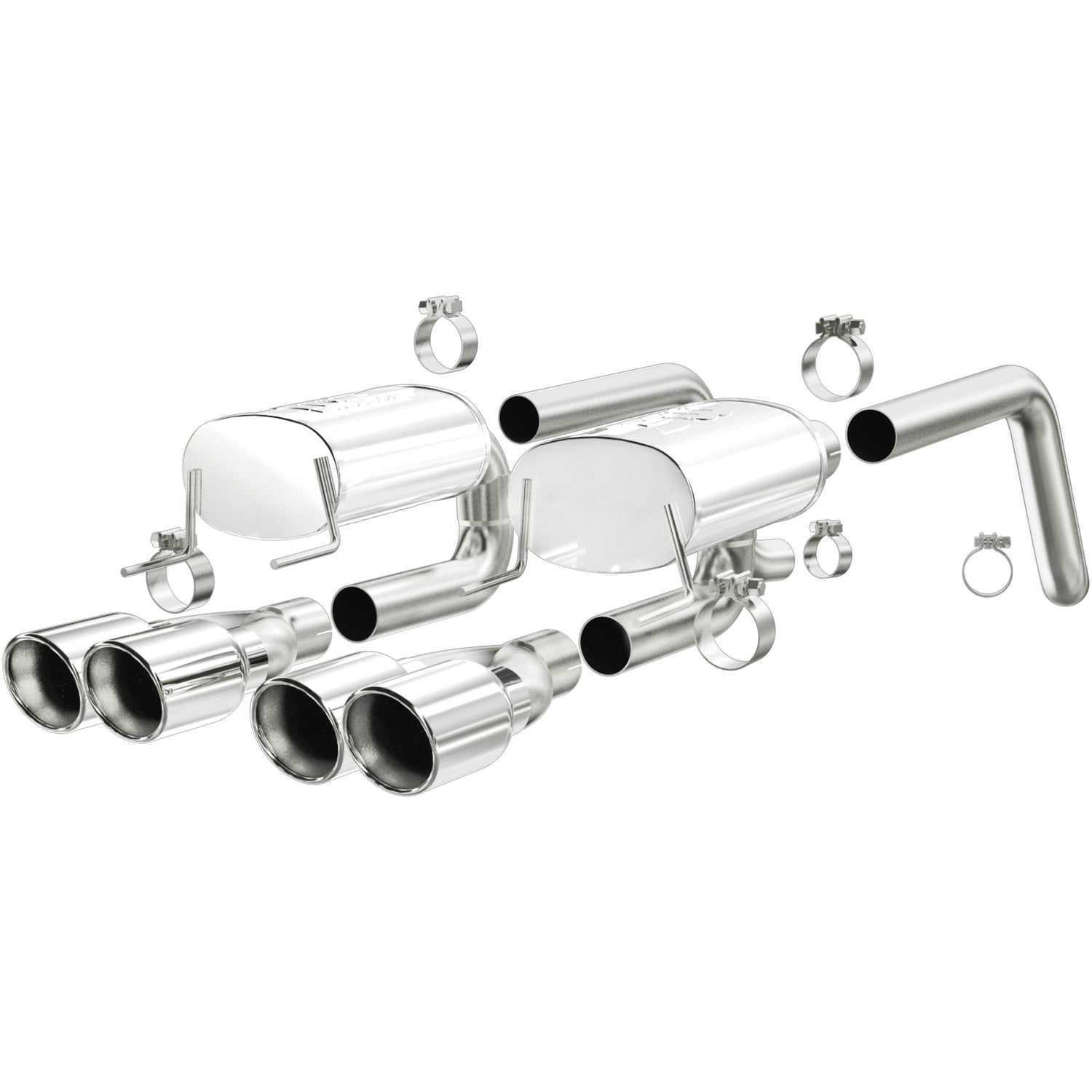 Street Series Axle-Back Performance Exhaust System <br>2008 Chevy Corvette 6.2L