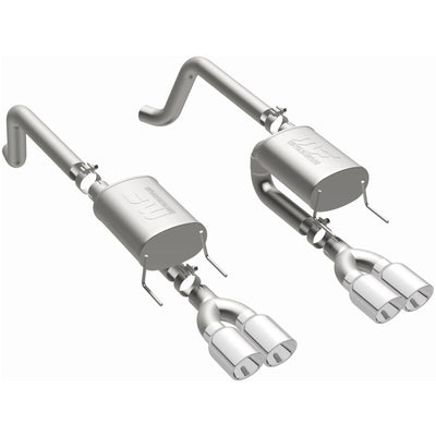 Street Series Axle-Back Performance Exhaust System <br>2008 Chevy Corvette 6.2L