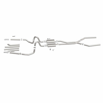 Street Series Crossmember-Back Performance Exhaust System <br>64-67 Buick Skylark Special, Chevy Chevelle El Camino