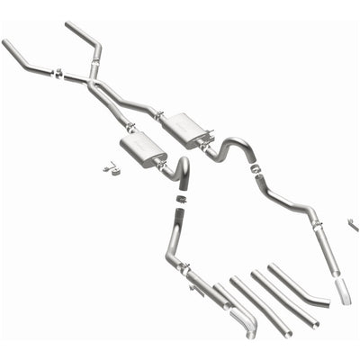 Street Series Crossmember-Back Performance Exhaust System <br>64-67 Buick Skylark Special, Chevy Chevelle El Camino