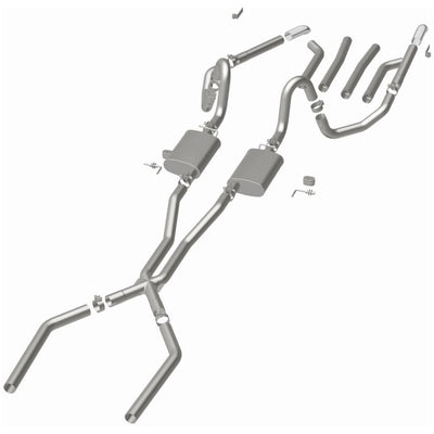 Street Series Crossmember-Back Performance Exhaust System <br>64-67 Buick Skylark Special, Chevy Chevelle El Camino
