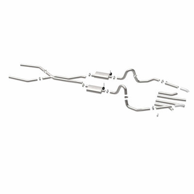 Street Series Crossmember-Back Performance Exhaust System <br>70-72 Buick GS, 68-73 Chevy Chevelle El Camino, Oldsmobile Cutlass