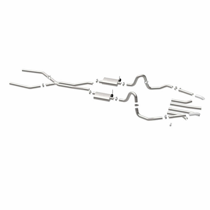 Street Series Crossmember-Back Performance Exhaust System <br>70-72 Buick GS, 68-73 Chevy Chevelle El Camino, Oldsmobile Cutlass