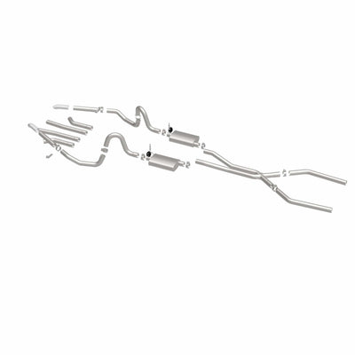 Street Series Crossmember-Back Performance Exhaust System <br>70-72 Buick GS, 68-73 Chevy Chevelle El Camino, Oldsmobile Cutlass