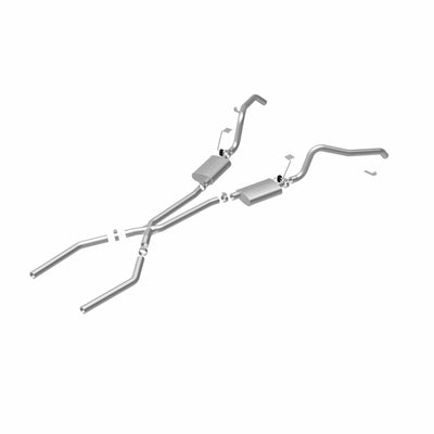 Street Series Crossmember-Back Performance Exhaust System <br>73-75 Buick Apollo, Oldsmobile Omega