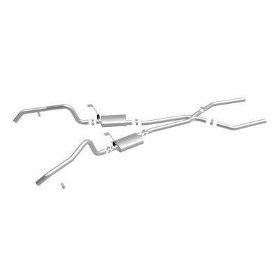 Street Series Crossmember-Back Performance Exhaust System <br>73-75 Buick Apollo, Oldsmobile Omega