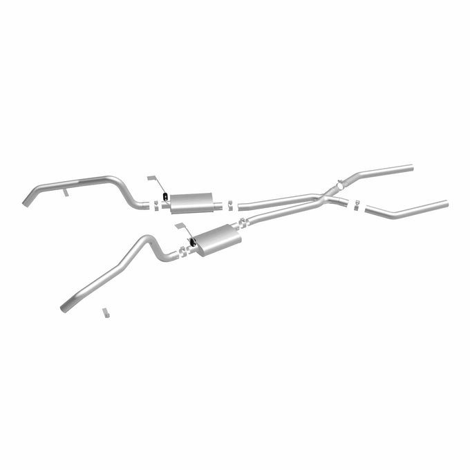Street Series Crossmember-Back Performance Exhaust System <br>73-75 Buick Apollo, Oldsmobile Omega