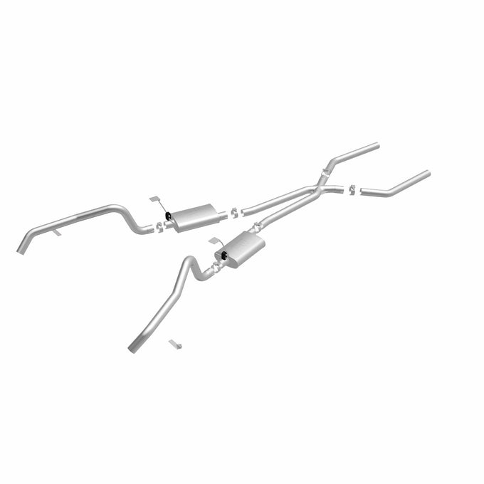 Street Series Crossmember-Back Performance Exhaust System <br>73-75 Buick Apollo, Oldsmobile Omega