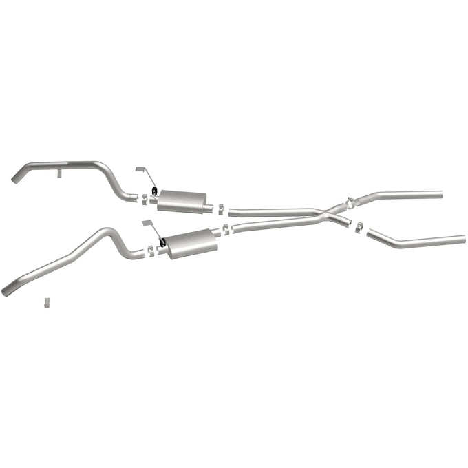 Street Series Crossmember-Back Performance Exhaust System <br>73-75 Buick Apollo, Oldsmobile Omega