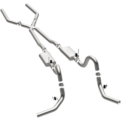 Street Series Crossmember-Back Performance Exhaust System <br>64-67 Buick Skylark Special, Chevy Chevelle El Camino Malibu