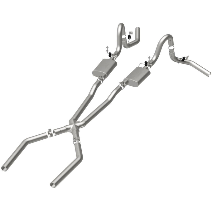 Street Series Crossmember-Back Performance Exhaust System <br>64-67 Buick Skylark Special, Chevy Chevelle El Camino Malibu