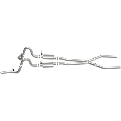 Street Series Crossmember-Back Performance Exhaust System <br>64-67 Buick Skylark Special, Chevy Chevelle El Camino Malibu