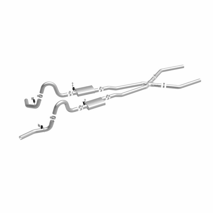 Street Series Crossmember-Back Performance Exhaust System <br>64-67 Buick Skylark Special, Chevy Chevelle El Camino Malibu
