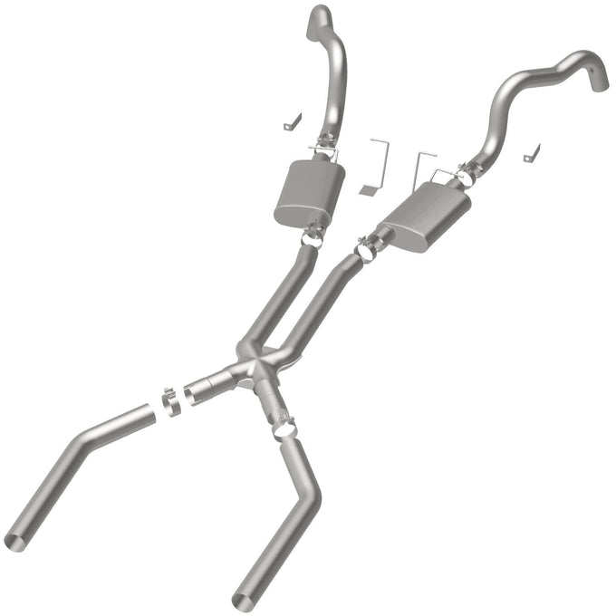 Street Series Crossmember-Back Performance Exhaust System <br>73-75 Buick Apollo, Oldsmobile Omega