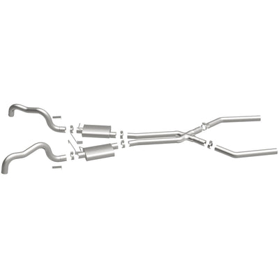 Street Series Crossmember-Back Performance Exhaust System <br>73-75 Buick Apollo, Oldsmobile Omega