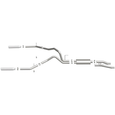 Street Series Cat-Back Performance Exhaust System <br>04-10 Ford F-150, 06-08 Lincoln Mark LT 5.4L