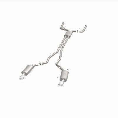 Touring Series Cat-Back Performance Exhaust System <br>04-05 BMW 645Ci 4.4L, 06-10 650i 4.8L