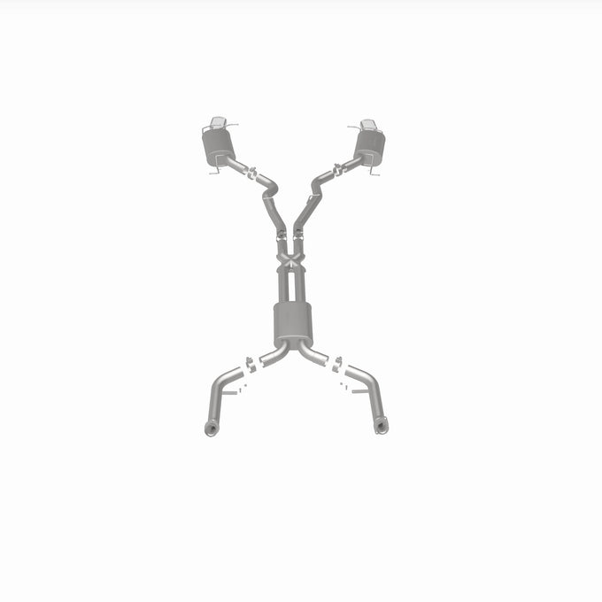 Touring Series Cat-Back Performance Exhaust System <br>04-05 BMW 645Ci 4.4L, 06-10 650i 4.8L