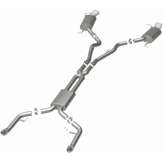 Touring Series Cat-Back Performance Exhaust System <br>04-05 BMW 645Ci 4.4L, 06-10 650i 4.8L